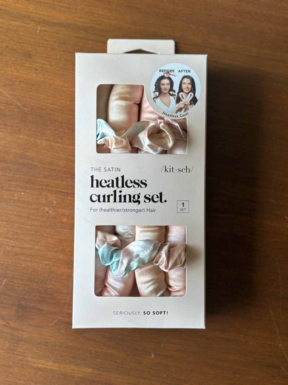 Kitsch Satin Heatless Curling Set - Sunset Tie Dye